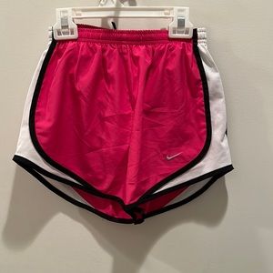 Hot pink Nike shorts
